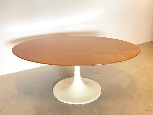 Oval Tulip Coffee Table in the Style of Eero Saarinen, 1960s-NPC-1309703