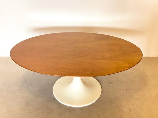 Oval Tulip Coffee Table in the Style of Eero Saarinen, 1960s-NPC-1309703