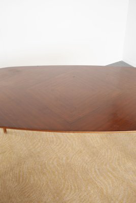 Oval Wooden Dining Table by Ico & Luisa Parisi for Brothers Rizzi, 1960s-JQO-1219528