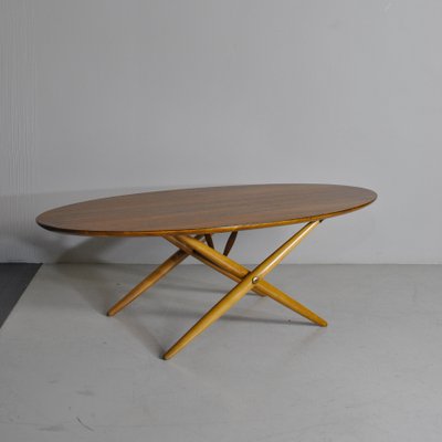 Ovalette Coffee Table by Ilmari Tapiovaara for Artek, 1950s-JQO-1016621