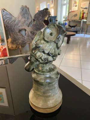 Owl on Ceramic Bell-TEP-1321775