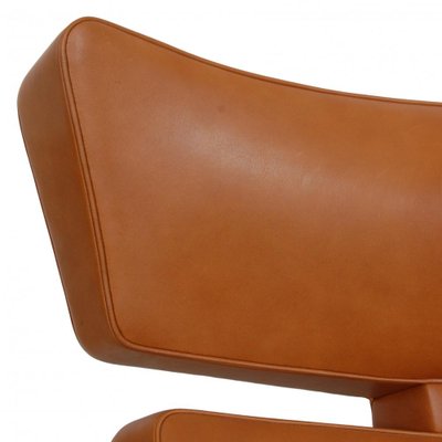 Ox Lounge Chair in Cognac Leather by Arne Jacobsen-MTD-1731315