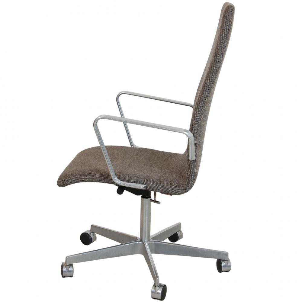 Oxford Office Chair in Grey Hallingdal Fabric by Arne Jacobsen, 2000s-MTD-1736670