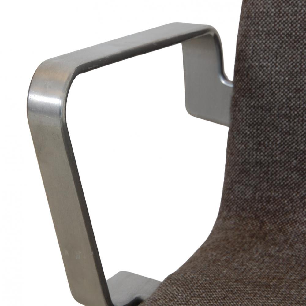 Oxford Office Chair in Grey Hallingdal Fabric by Arne Jacobsen, 2000s