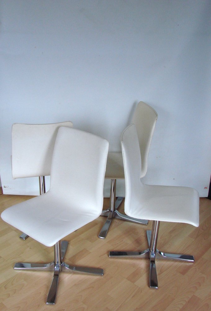 Oxford Style Swivel Chairs, 1990s, Set of 4