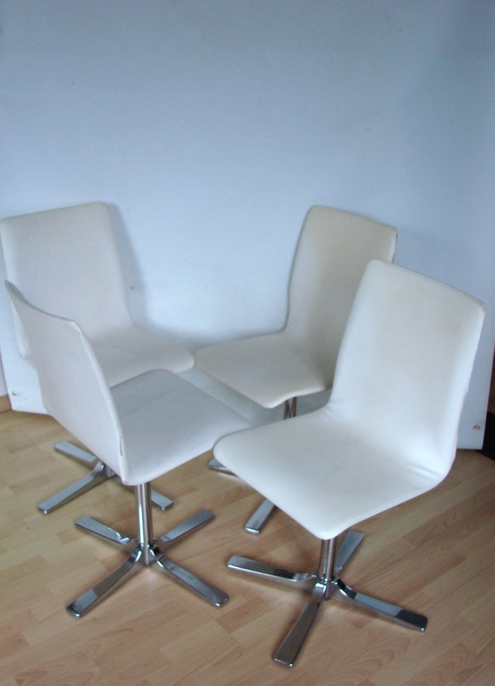 Oxford Style Swivel Chairs, 1990s, Set of 4