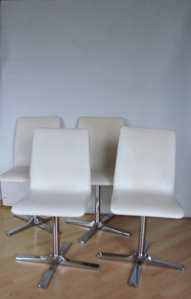 Oxford Style Swivel Chairs, 1990s, Set of 4