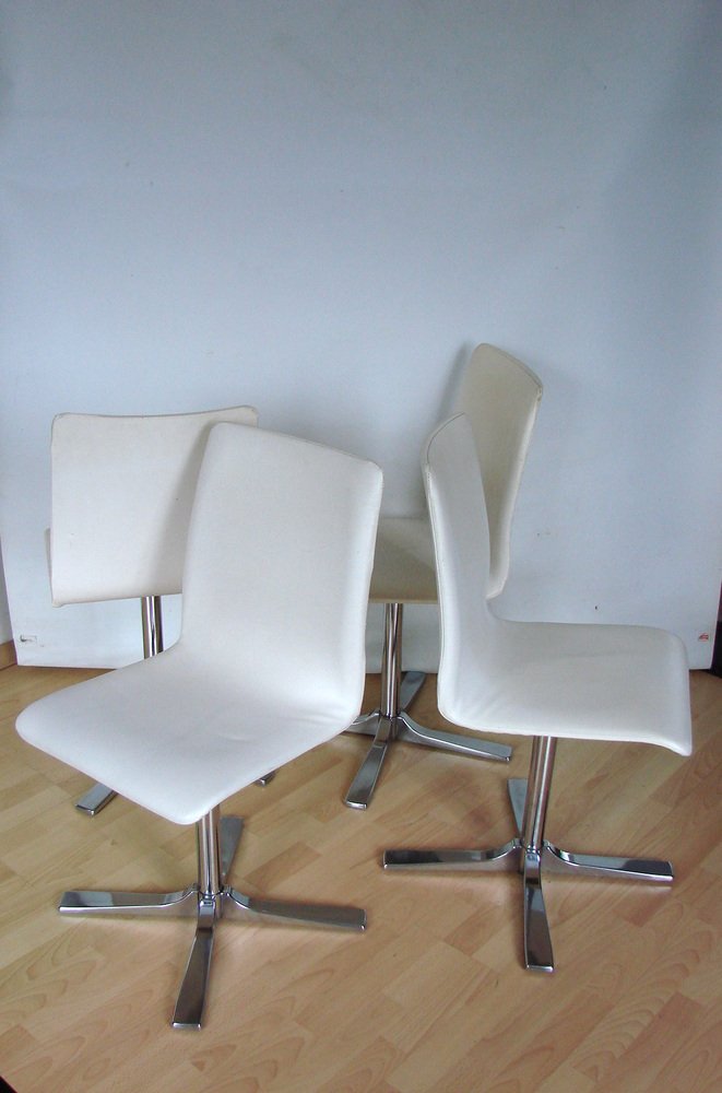 Oxford Style Swivel Chairs, 1990s, Set of 4