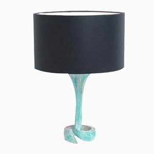 Oxidized Copper Table Lamp, 1970s-VT-640051