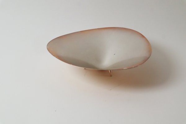 Oyster Shell in Anodized Metal from WMF, Germany, 1950s-ESB-2022745