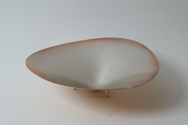 Oyster Shell in Anodized Metal from WMF, Germany, 1950s-ESB-2022745