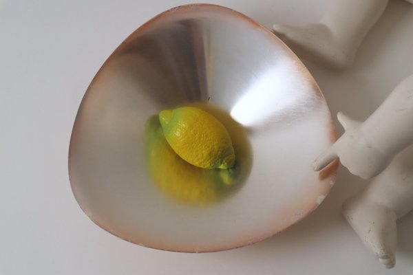 Oyster Shell in Anodized Metal from WMF, Germany, 1950s-ESB-2022745