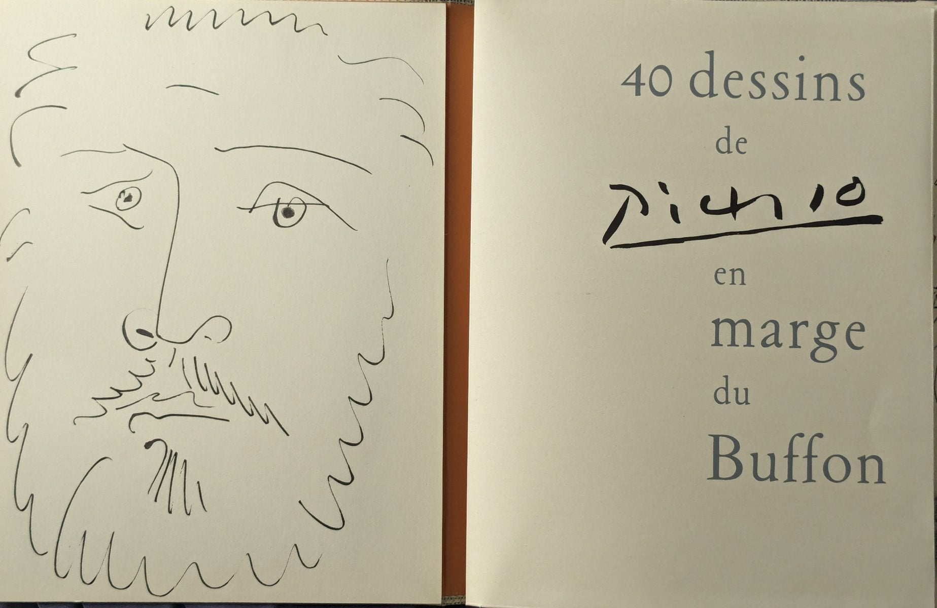 Pablo Picasso, Bearded Man, Original Lithograph, 1957