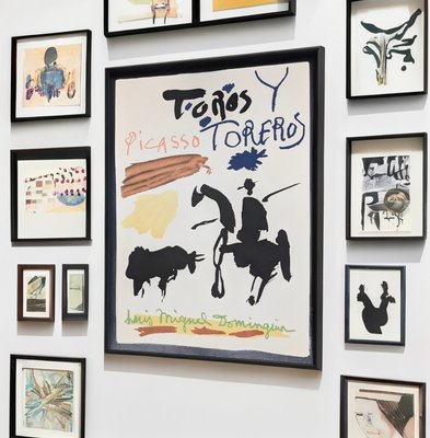 Pablo Picasso, Bulls and Bullfighters, Offset Print on Arches Vellum Paper-JJT-2042071