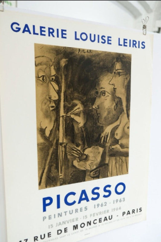 Pablo Picasso, Galerie Louise Leiris Exhibition Poster, 1962/1963, Lithograph on Vellum Paper