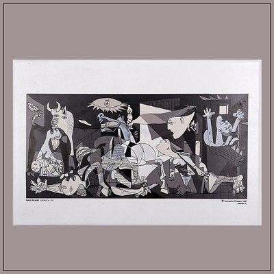 Pablo Picasso Guernica Spain Ceramic Hanging Wall Tile, 1998-NYF-2018891