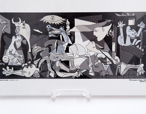 Pablo Picasso Guernica Spain Ceramic Hanging Wall Tile, 1998-NYF-2018891