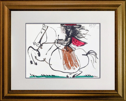 Pablo Picasso, Jacqueline Riding a Horse Iii, 1961, Lithograph