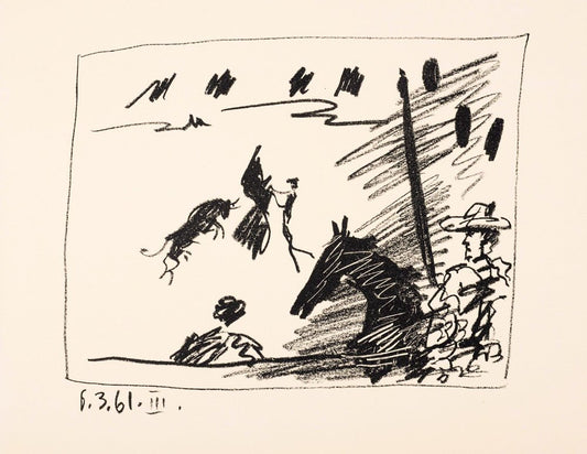 Pablo Picasso, Jeu de la Cape, Original Lithograph, 1961