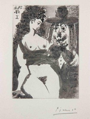 Pablo Picasso, Personnages no. 49, Etching, 1968-ZCI-2035124