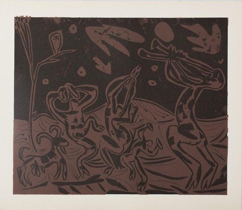 Pablo Picasso, The Owl Dancers, 1962, Lithograph