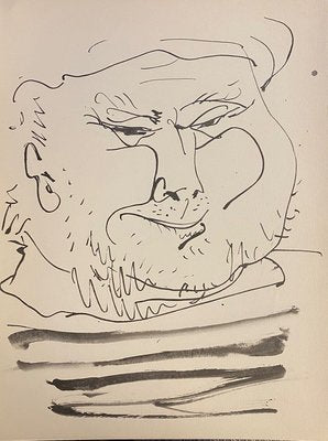 Pablo Picasso, The Sailor, Original Lithograph, 1957-NRC-1787714