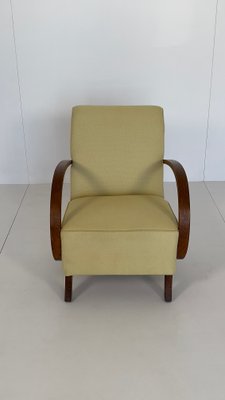 Padded Armrest Chair by Jindřich Halabala, 1950-RUC-1424577