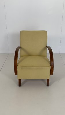 Padded Armrest Chair by Jindřich Halabala, 1950-RUC-1424575