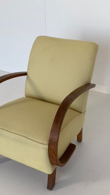 Padded Armrest Chair by Jindřich Halabala, 1950-RUC-1424575