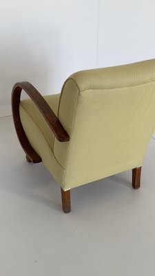 Padded Armrest Chair by Jindřich Halabala, 1950-RUC-1424575