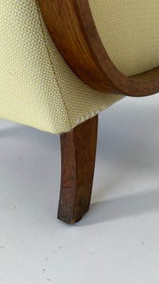 Padded Armrest Chair by Jindřich Halabala, 1950-RUC-1424577