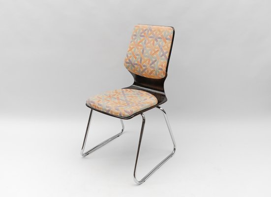 Padded Stackable Chair by Flöotto, Germany, 1960s, Set of 9-KQB-1781439