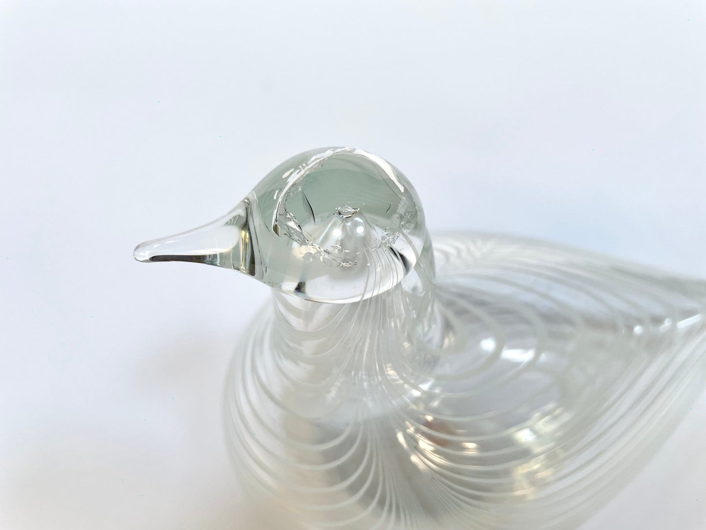 Pälvipyy Mouth-Blown Glass Art Bird Figure by Oiva Toikka for Iittala, Finland, 1990s