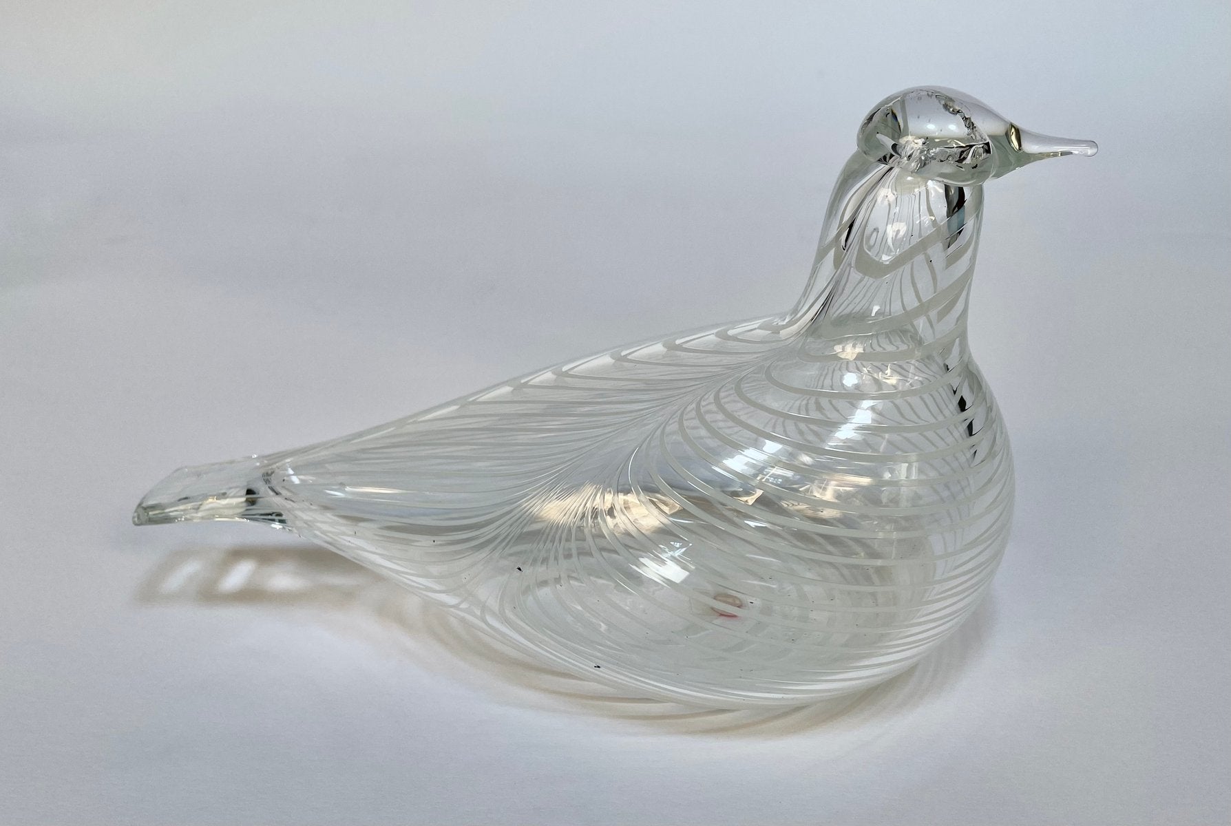 Pälvipyy Mouth-Blown Glass Art Bird Figure by Oiva Toikka for Iittala, Finland, 1990s