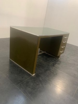 Painted Aluminium Desk with Laminate Top from Carlotti, 1950s-IJR-885046