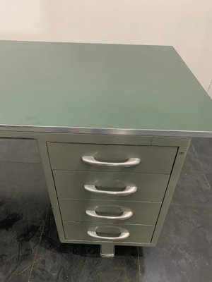 Painted Aluminium Desk with Laminate Top from Carlotti, 1950s-IJR-885028