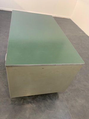 Painted Aluminium Desk with Laminate Top from Carlotti, 1950s-IJR-885039