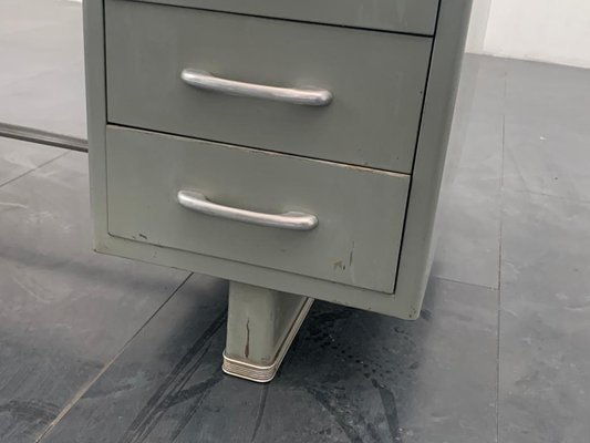 Painted Aluminium Desk with Laminate Top from Carlotti, 1950s-IJR-885028