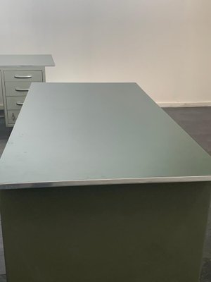 Painted Aluminium Desk with Laminate Top from Carlotti, 1950s-IJR-885028