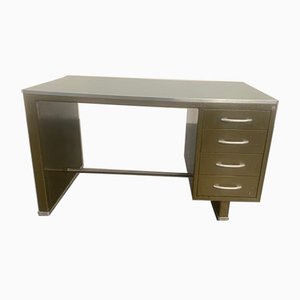 Painted Aluminium Desk with Laminate Top from Carlotti, 1950s-IJR-885046