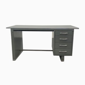 Painted Aluminium Desk with Laminate Top from Carlotti, 1950s-IJR-885028