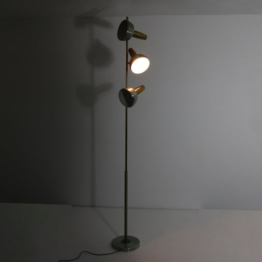 Painted Aluminum Ground Lamp from Oscar Torlasco