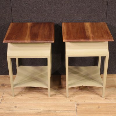 Painted Bedside Tables, 1980s, Set of 2-RP-2041108