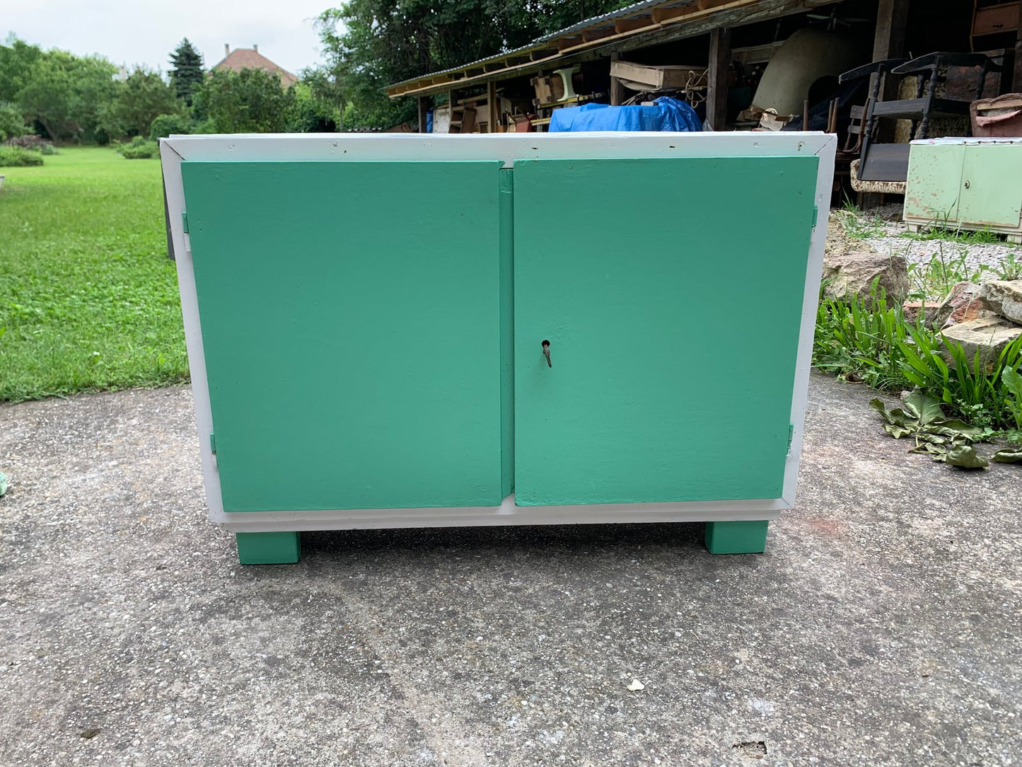 Painted Cabinet, 1950s