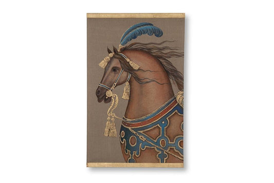 Painted Canvas Representing a Horse