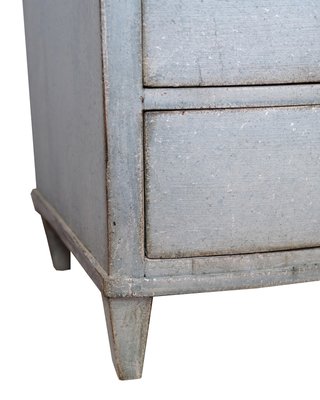 Painted Chest of Drawers in Greenish Color, 1790s-UY-2027296