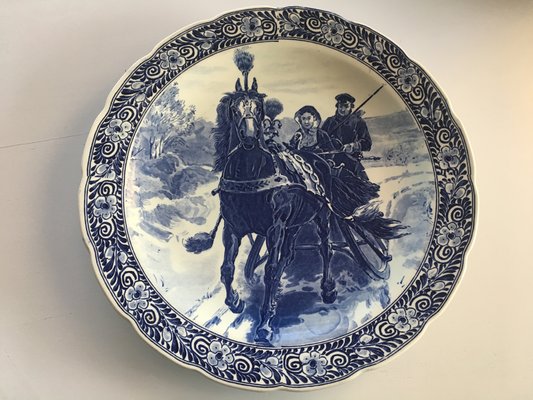 Painted Decorative Plate by Delfts, 1960s-WQQ-585929