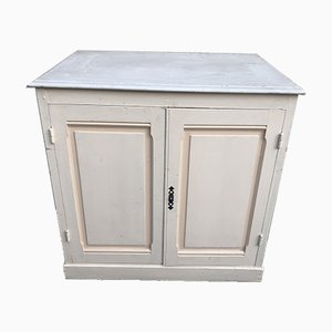 Painted Fir Cabinet, 1950s-SDV-754264