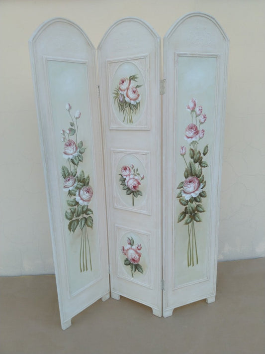 Painted Lacquered Partition Screen