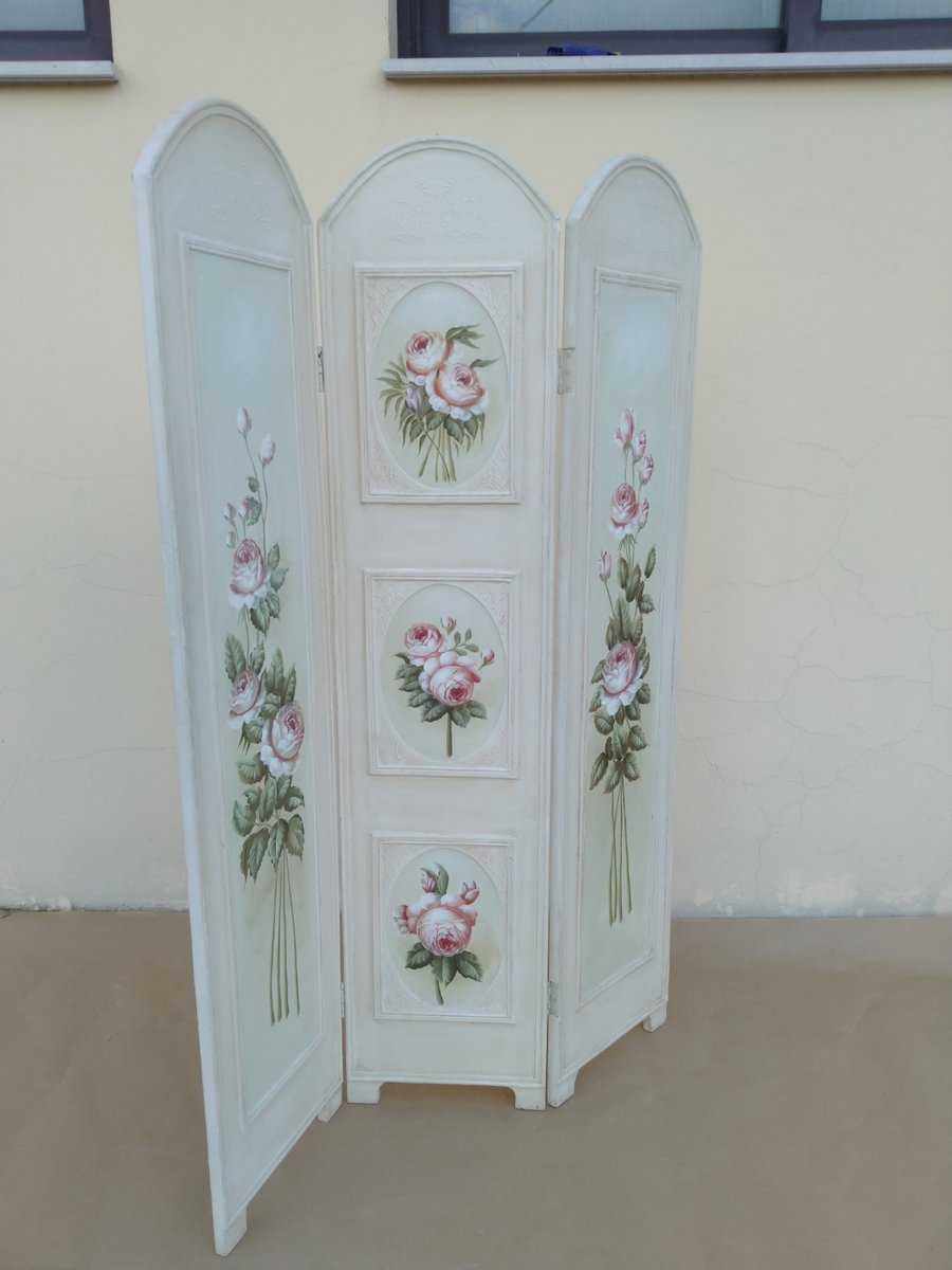 Painted Lacquered Partition Screen